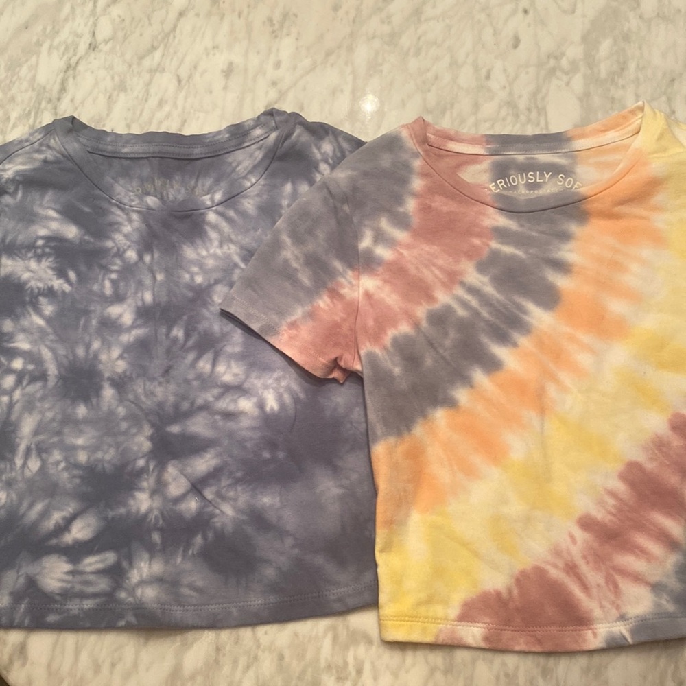 Aeropostale baby tee crop top tie dye!! In size small great condition!